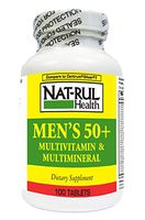 NAT-rul Health Men's 50+ Multivitamin and Multimineral 100 Count