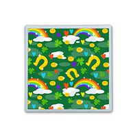 XIANN Care Contact Lens Box Holder Container Case Storage Eyecare Kit -Colorfu St Patrick's Day