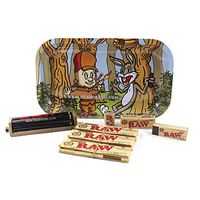 RAW King Size Connoisseur 3 Pack with RAW Rolling Machine and Nugz Bunny Rolling Tray