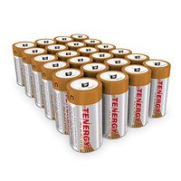 Tenergy 1.5V C Alkaline LR14 Battery, High Performance C Non-Rechargeable Batteries for Clocks, Remotes, Toys & Electronic Devices, Replacement C Cell Batteries, 24-Pack