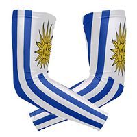 Uruguay Flag 1 Pair UV Protection Cooling Long Sports Arm Sleeve