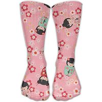 YUPOISG Pretty Little Girl Crew Socks Compression Socks Warm Winter Socks One Size For Women(30cm)