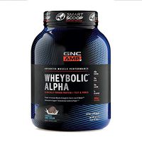 GNC AMP Wheybolic Alpha Whey Protein Powder - Cookies and Cream, 22 Servings, Contains 40g Protein and 15g BCAA Per Serving
