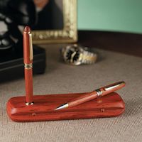 Alex Navarre Rosewood Pen And Pencil Set From The Hanover Collection Twist Action