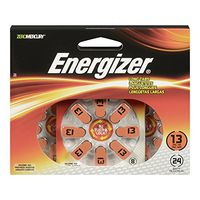 Energizer AZ13DP-24 EZ Turn and Lock Hearing Aid Size 13 Batteries, 24-Pack