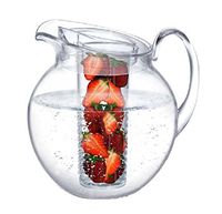 Prodyne FI-20-A Big Fruit Infusion Pitcher, 3.5 quart/112 oz, Clear