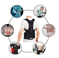 Adjustable Posture Corrector for Women and Men | Best Medical Clavicle & Shoulder Support Upper Back Brace to get Perfect Posture, Improve Bad Posture & Pain Relief (L)