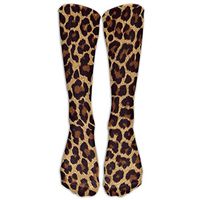 Leopard Print Sport Socks Long Socks Stockings Colorful Funny Print Socks For Men Women