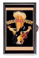 Vintage Italian Beer Ad Beautiful Decorative Pill Box