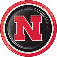University of Nebraska Paper Plates, 24 ct