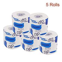 5 Rolls 3-Ply Toilet Paper,Silky & Smooth Soft Professional Series Premium, Home Kitchen Toilet Tissue, Soft, Strong and Highly Absorbent Hand Towels for Daily Use (5 rolls)