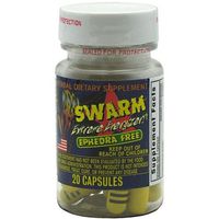 NVE PHARMACEUTICALS, SWARM EPHEDRA FREE 3 BOTTLES OF 20 CAPS by Swarm Energy Pills