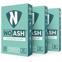 Clear Nicotine Patches to Stop Smoking 21mg by NOASH |Smoking Cessation Patch 24 Hour Withdrawal Relief Step 1,2,3 All in One Nicotine Patch | 21 Patches to Aid Quitting Smoking (3 Pack - 63 Patches)