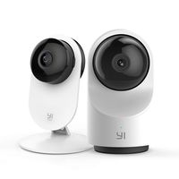 YI Indoor Security Camera Bundle Set, 1080p 2.4G Wi-Fi Smart Home Surveillance System with 24/7 Emergency Response, Motion Detection, App, Cloud Service - 1080P Home Camera and Smart Dome Camera X
