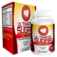 Ultimate Sugar Detox Supplement - Craving Suppressant Blocker - Natural Sugar Cleanse - Weight Loss Support Supplements - 60 Capsules