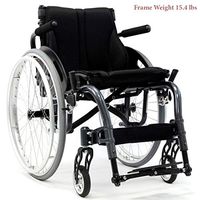 Karman Diamond Black Frame Ultra Lightweight Wheelchair Seat , 16"x18"