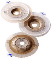 Coloplast Assura AC Easiflex Two-Piece Pre-Cut Convex Light Standard Wear Skin Barrier with Flange and Belt Tabs 1" Stoma Opening, 2" Flange, Round, Medium Coupling, Adhesive (Box of 5 Each)