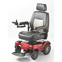 Merits Health Products - Regal - Rear Wheel Drive Power Chair - 20"W x 20"D - Red - Phillips Power Package TM - to $500 Value