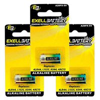 3x Exell A28PX Alkaline 6V Battery For Innotek CKC-25W Replaces PX28A, A544, 4LR44, K28A, V34PX, 7H34, 4NZ13, V4034PX, L1325, 4G13, 4034PX, PX28AB, 1414A FAST USA SHIP