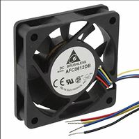 AFC0612DB-F00 Fan 60x60x15mm 12VDC W/PWM Control & Speed Sensor(Tach) - Note: Part Number Structure Deviation