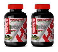 Digestion aid Supplement - Colon Cleanser - Natural Complex - Ginger Root Herbal - 2 Bottles 180 Capsules