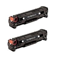 Speedy Toner HP CF380A/HP312A Remanufactured Black Cartridges Replacement Use for HP Color Laserjet Pro M476dw, Set of 2