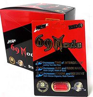 69 MODE Red69 Male Enhancing Natural Performance Pill The New Most Effective Natural Amplifier for Performance, Energy, and Endurance (Red 24 Pill)