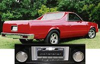 Custom Autosound Stereo compatible with 1978-1985 Chevrolet El Camino, USA-630 II High Power 300 watt AM FM Car Stereo/Radio with auxiliary input