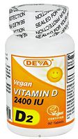 Deva Vegan Vitamins Vitamin D 2400Iu Vegan 90 Tab