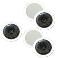 Theater Solutions TS50C in Ceiling Speakers Surround Sound Home Theater 5 Speaker Set