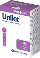 Owen Mumford Unilet Lancets, 100 Count