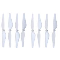 Cinhent Drone Accessories Kit, 8 PCS Quick Release/Lock Propellers CCW CW Props Blades For DJI Tello Mini Drone, Low-Noise Durable Flying RC Toy Quadcopters Parts, 4 Colors for Choice (White)