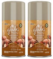Glade Automatic Spray Refill - Holiday Collection 2018 - Nutcracker Delight - Net Wt. 6.2 OZ (175 g) Per Refill Can - Pack of 2 Refill Cans