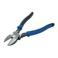 Klein Tools J2000-59 Journeyman Heavy-Duty Diagonal-Cut Pliers, High-Leverage Design, Larger Head and Extra Long Blades, 9-Inch