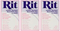 Rit Dye Laundry Treatment Color Remover Powder, 2 oz, 3-Pack