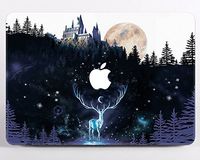 Modo Design Deer Hogwarts Case for MacBook Pro 15 NEWEST Release 2017 & 2016 A1707 with Touch Bar Harry Potter Case Mac Book 15 inch Cover Macbook Pro 15 Laptop Dementor and Patronus Case MA2172