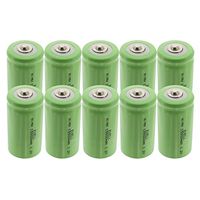10x Exell 1.2V 5000mAh NiMH C Size Rechargeable Button Top Batteries use with high power static applications (Telecoms UPS and Smart grid) radio controlled devices electric tools electric mopeds