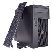 Dell Precision T1700 Business Mid Size Tower Work Station (Intel Quad Core HT i7-4770, 8GB Ram, 1TB HDD WiFi, DVD-RW) AMD FirePro V4900 (Certified Refurbished)