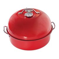 Nordic Ware 36550 Indoor/Outdoor Kettle Smoker, 7 by 13 inches, Red
