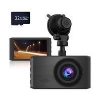 KARSUITE A10 Dash Cam 1080P Full HD Mini Dash Camera for Cars with Super Night Vision, 140°Wide Angle, Motion Detection, Parking Monitoring, G-Sensor, Loop Recording,32GB TF Card Included