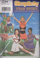 Simplicity TEAM SPIRIT Pattern #8294 Size: AA (7,8,10)