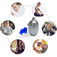 Jenny.Ben 1 Pair Noise Cancelling Ear Plugs Waterproof Soft Silicone Earplugs Anti Noise Ear Protectors for Sleeping Swimming Flight C2