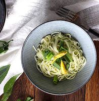 Bowl Creative Ceramic Bowl Household Japanese-Style Bowl Tableware Ramen Bowl Soup Bowl Fruit Salad Bowl Japanese Tableware Home Household tableware, retro bowl (Color : 2213cm)