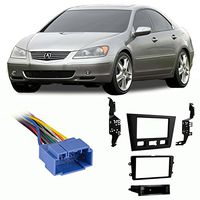 Fits Acura RL 1999-2004 w/o OE NAV Aftermarket Harness Radio Install Dash Kit