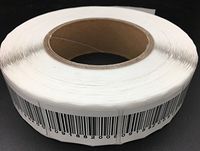 Rf 8.2mhz Checkpoint Compatible Label 1.58"x1.58" (40x40mm), 1000pcs