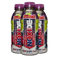 Herbal Detox Formula with Turmeric Root & Milk Thistle | Super Antioxidant | Helps Cleanse Liver | NOXIDE | Mixed Grapes | 3 Pack (16oz/Bottle)