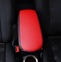 Nicebee Red Car Styling Center Console Car Armrest Pad Cover For Jeep Renegade 2015 2016