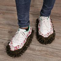 Makalar New Home Multifunctional Shoe Cleaning Mop Covers Cleaning Foot Socks Lazy Shoes Floor Slippers Chin Strips