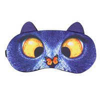 3D Funny Animal Eye Sleep Mask Lightweight Breathable Night Sleeping Blindfold Eye Shade Cover with Soft Comfortable Elastic Strap Cute Cat Pug Dog Cartoon Eye Pillow for Travel Nap Home Office Rest