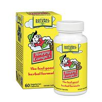 Natural Balance Happy Camper | Feel Good Mood Support and Relaxation Supplement with Kava Kava | 60 VegCaps, 30 Serv.